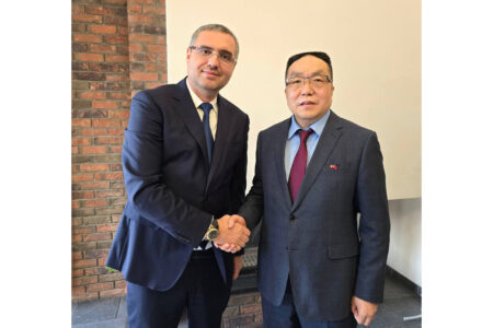OP CHAIRMAN RENATO USATII MEETS AMBASSADOR OF CHINA YAN WENBIN
